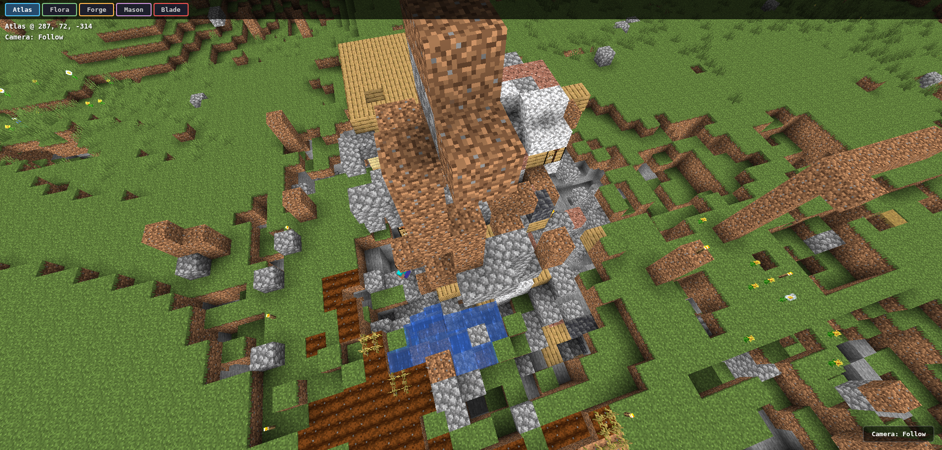 Minecraft Agent Swarm screenshot